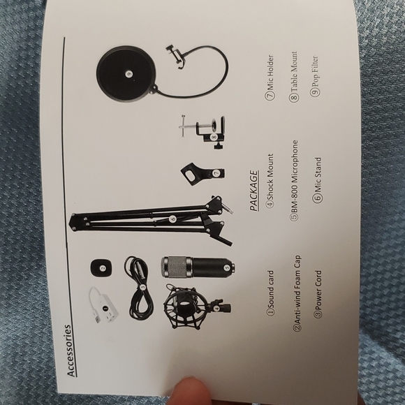 BNIB Zingyou XLR to Aux Condenser Microphone BM-800 - Picture 4 of 5